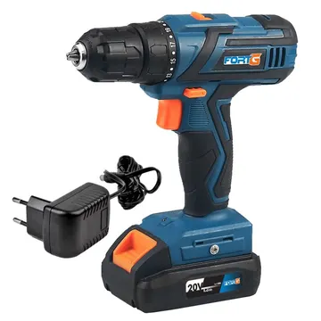 Parafusadeira Furadeira 3/8 Polegadas com 1 Bateria 20V e Carregador Bivolt FORTGPRO-FG3004