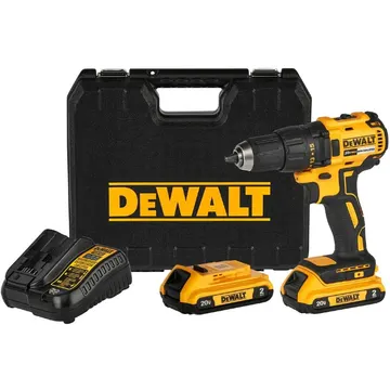 Parafusadeira/Furadeira Brushless 1/2 Pol. com 2 Baterias 20V Li-Ion e Carregador Bivolt. DEWALT-DCD7771D2-BR